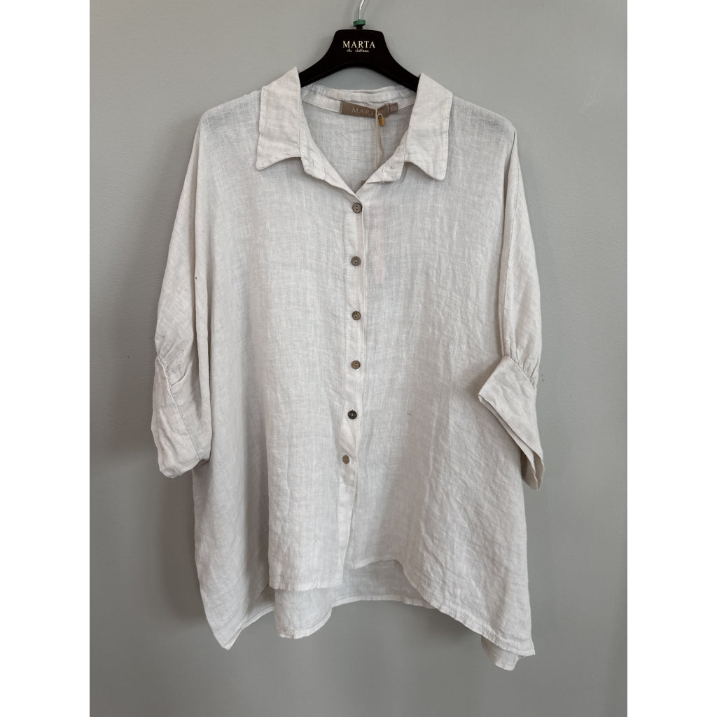 Marta - Cirelle Shirt - Sabbia - ONESIZE