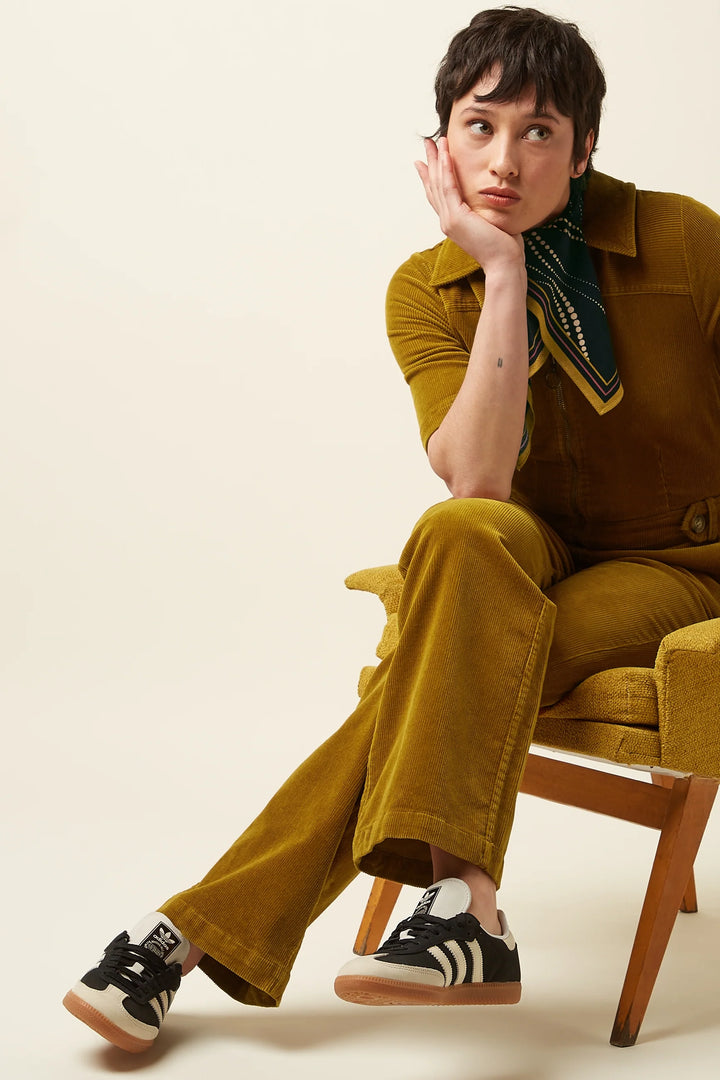 King Louie - Garbo Zip jumpsuit - Golden brown