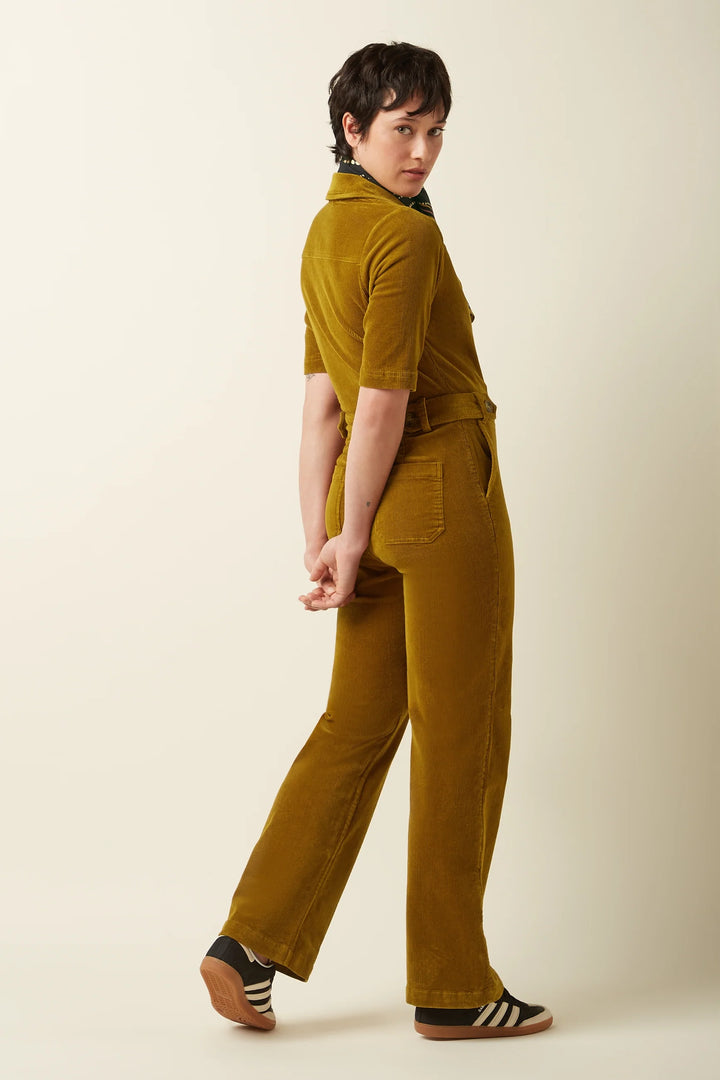 King Louie - Garbo Zip jumpsuit - Golden brown