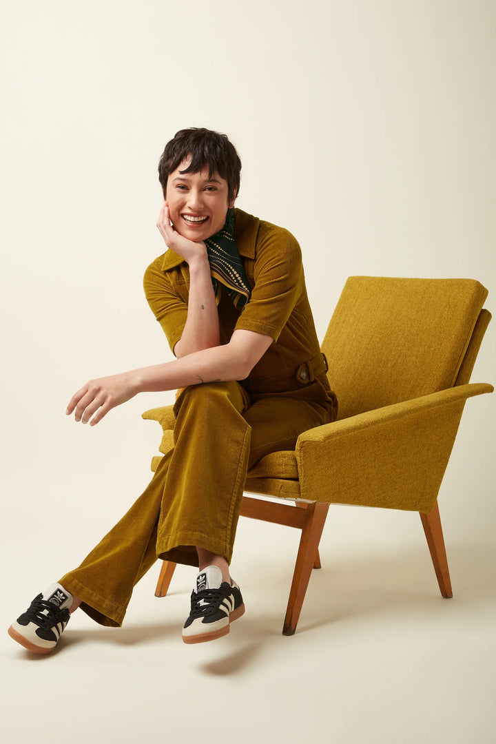 King Louie - Garbo Zip jumpsuit - Golden brown