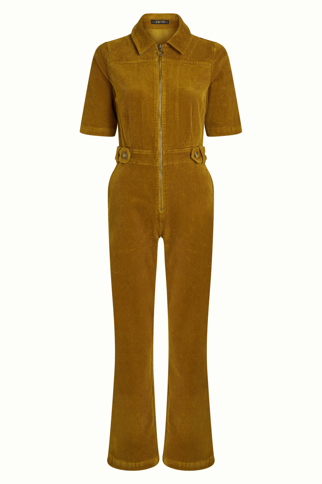 King Louie - Garbo Zip jumpsuit - Golden brown