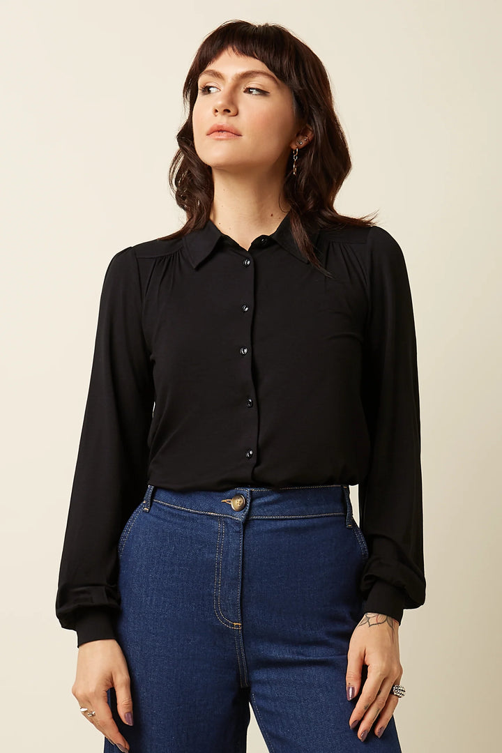 King Louie - Carina Bluse - Black