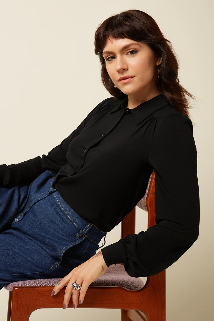 King Louie - Carina Bluse - Black