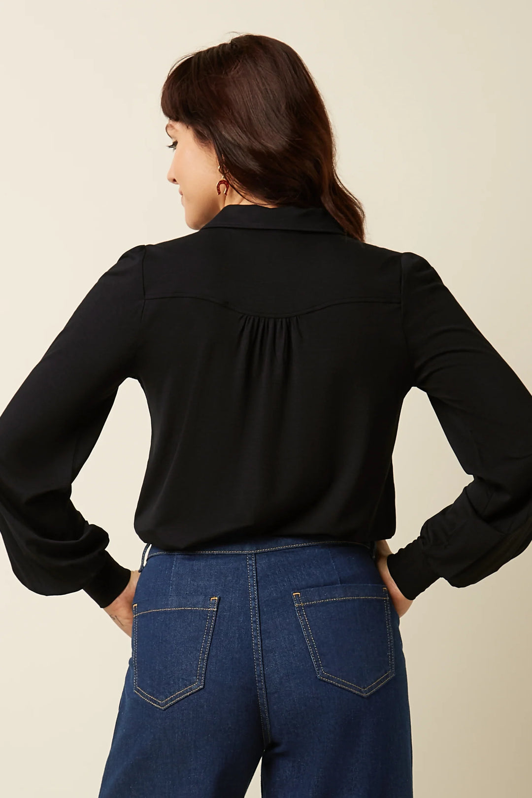 King Louie - Carina Bluse - Black