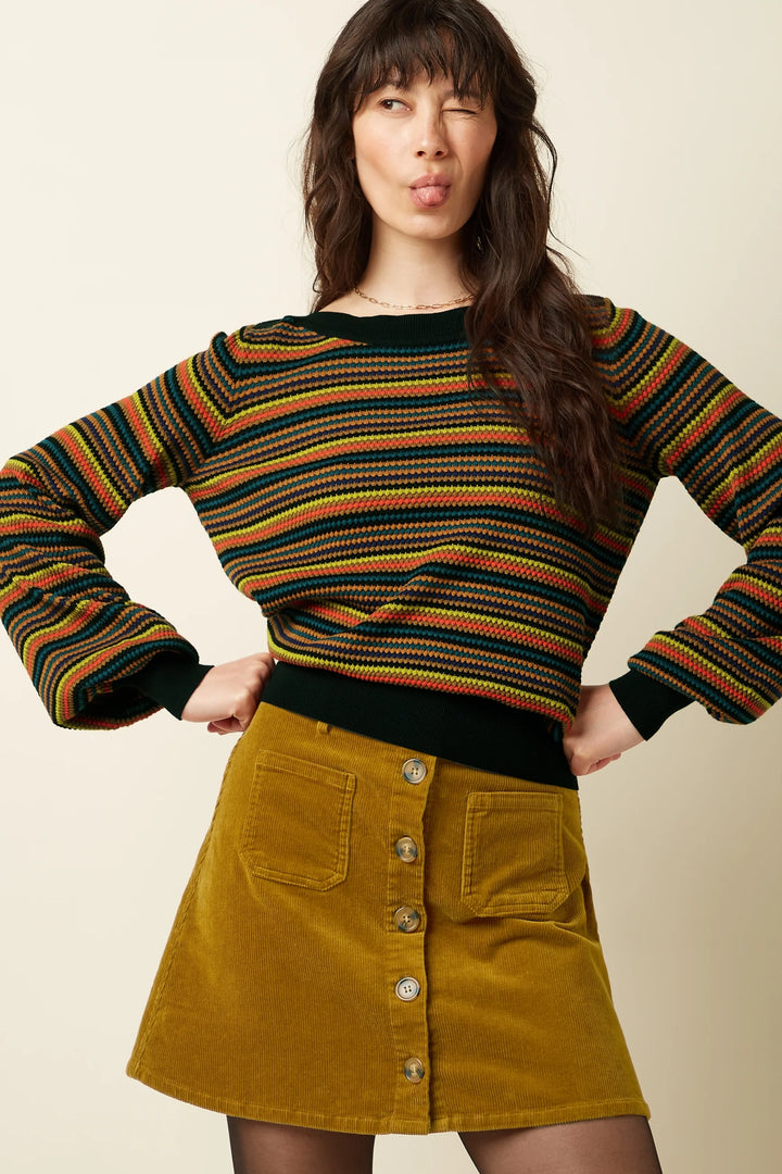 King Louie - Audrey Bell Top - Marielle Black