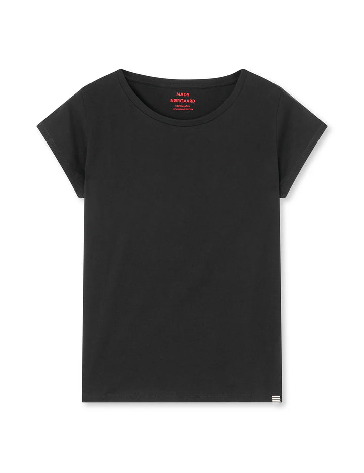 Mads Nørgaard - Fine Jersy Teasy Tee Fav - Black
