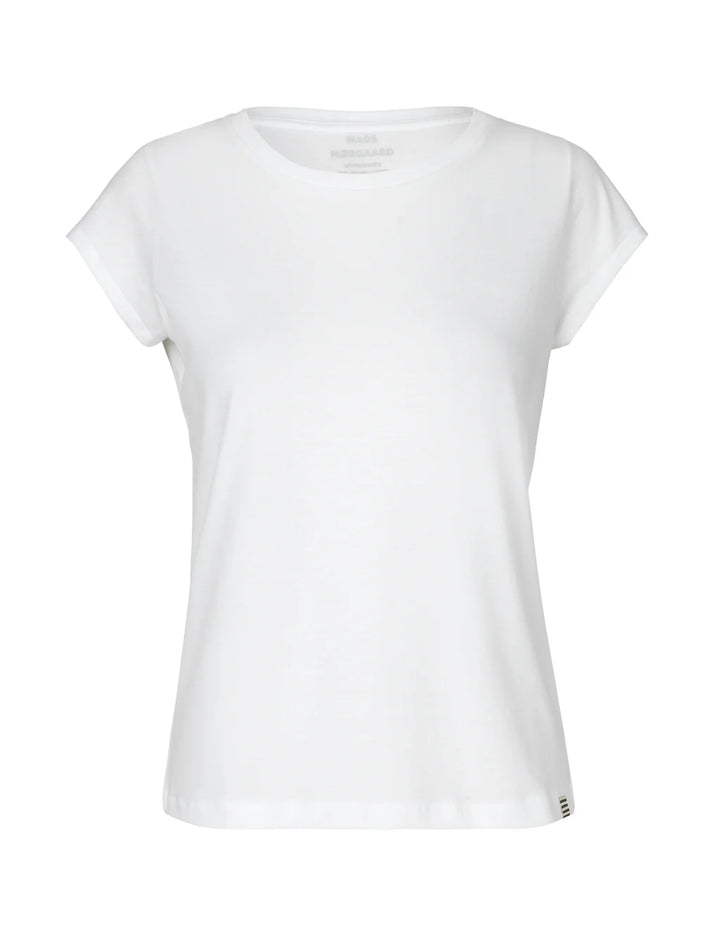 Mads Nørgaard - Fine Jersy Teasy Tee Fav - White