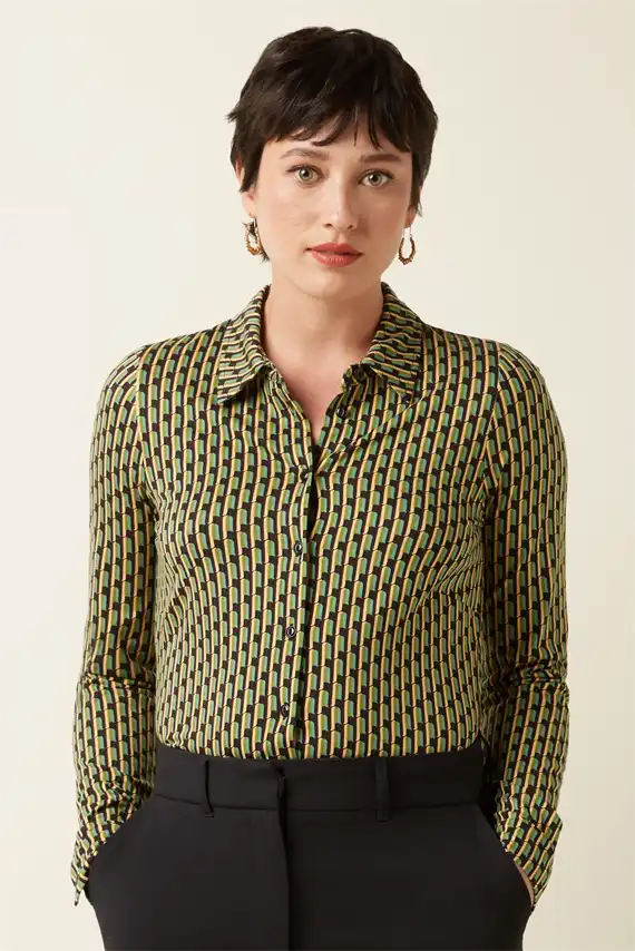 King Louie - Blouse Gauzy - Black