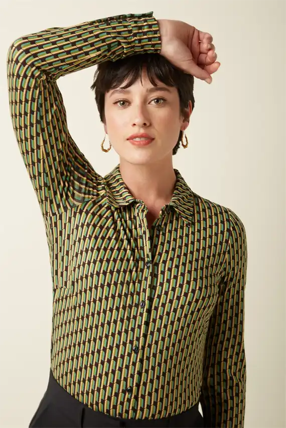 King Louie - Blouse Gauzy - Black