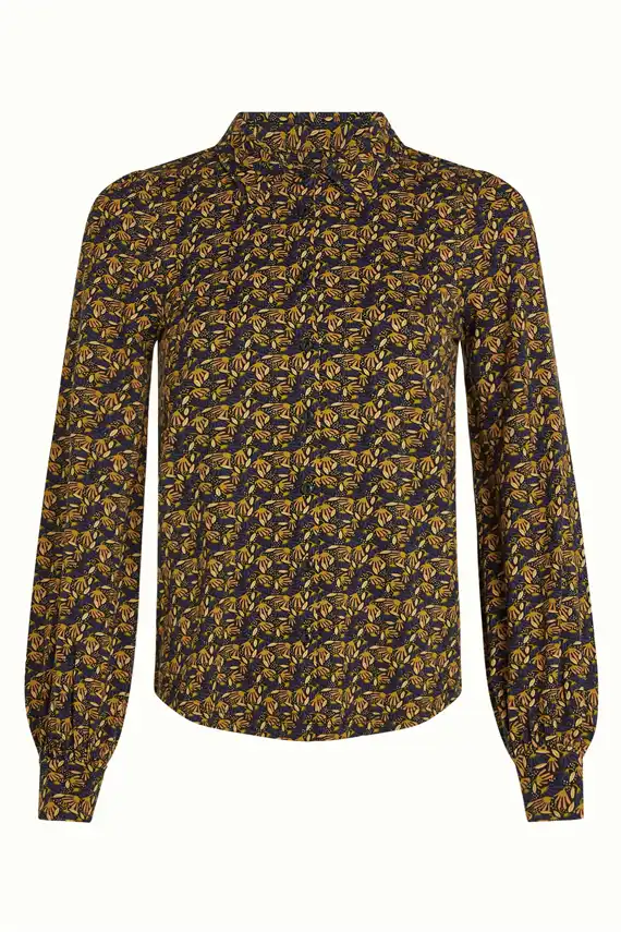 King Louie - Maisie Blouse - Mirth Jersey - Rhodonite Blue