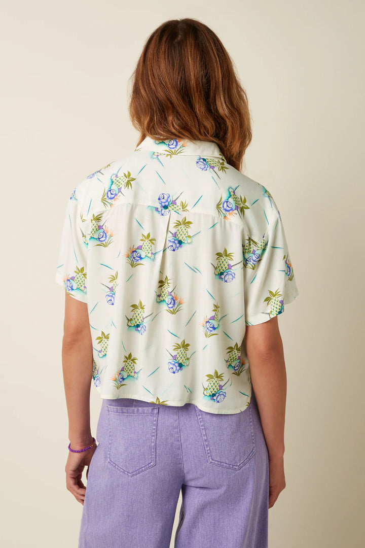 King Louie - Evelina Blouse Colada - Ice Cream