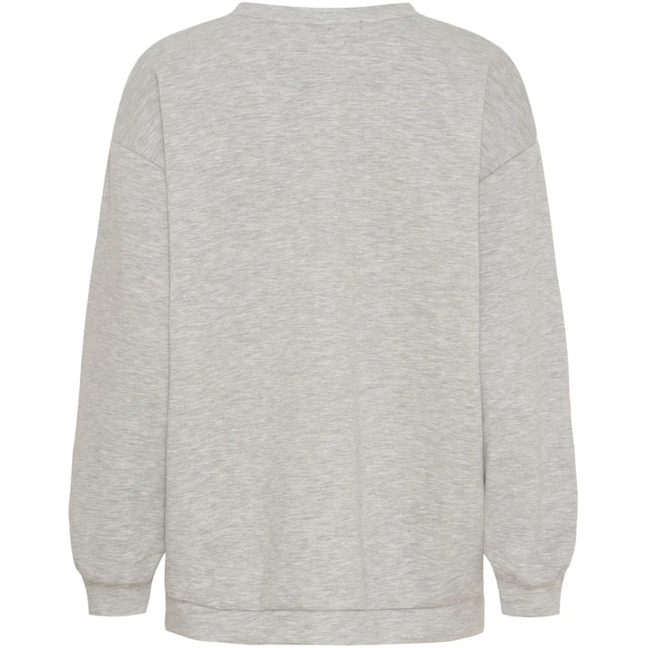 Marta - Hibiscus Sweatshirt - Grey/Black