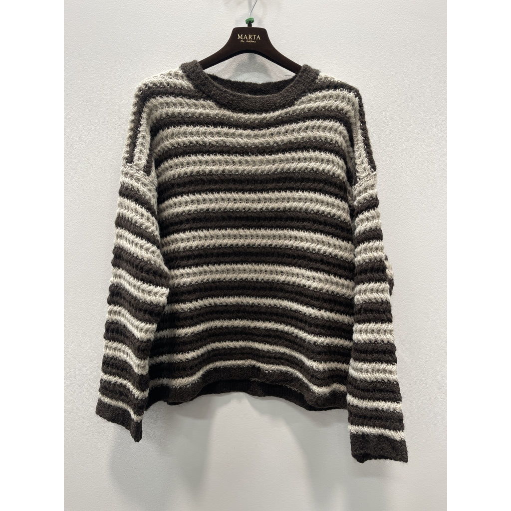Marta - Victorine strik - Moro/Beige - Onesize