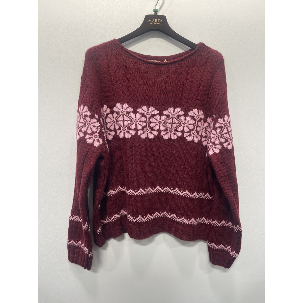 Marta - Bruna Knit - Bordeaux - Onesize