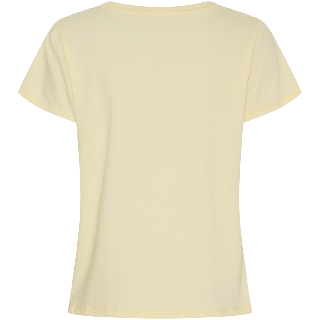 Marta - Herdis Tee - Yellow/Brown