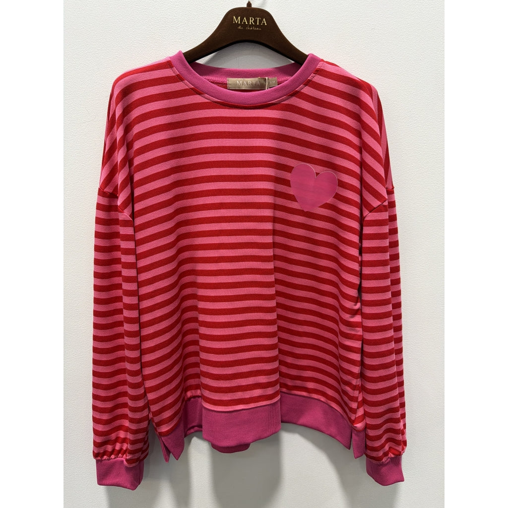 Marta - Vilda LS Tee - Fuchsia/Pink