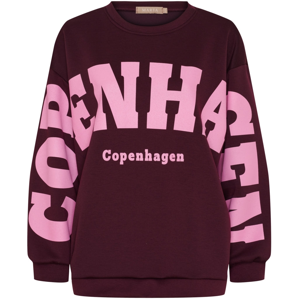Marta - Hibiscus sweat - Bordeaux