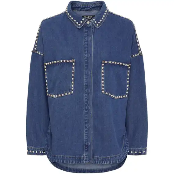 Marta - Eila Skjorte - Denim