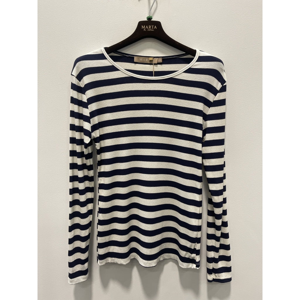 MdcBegonia LS Tee - Navy