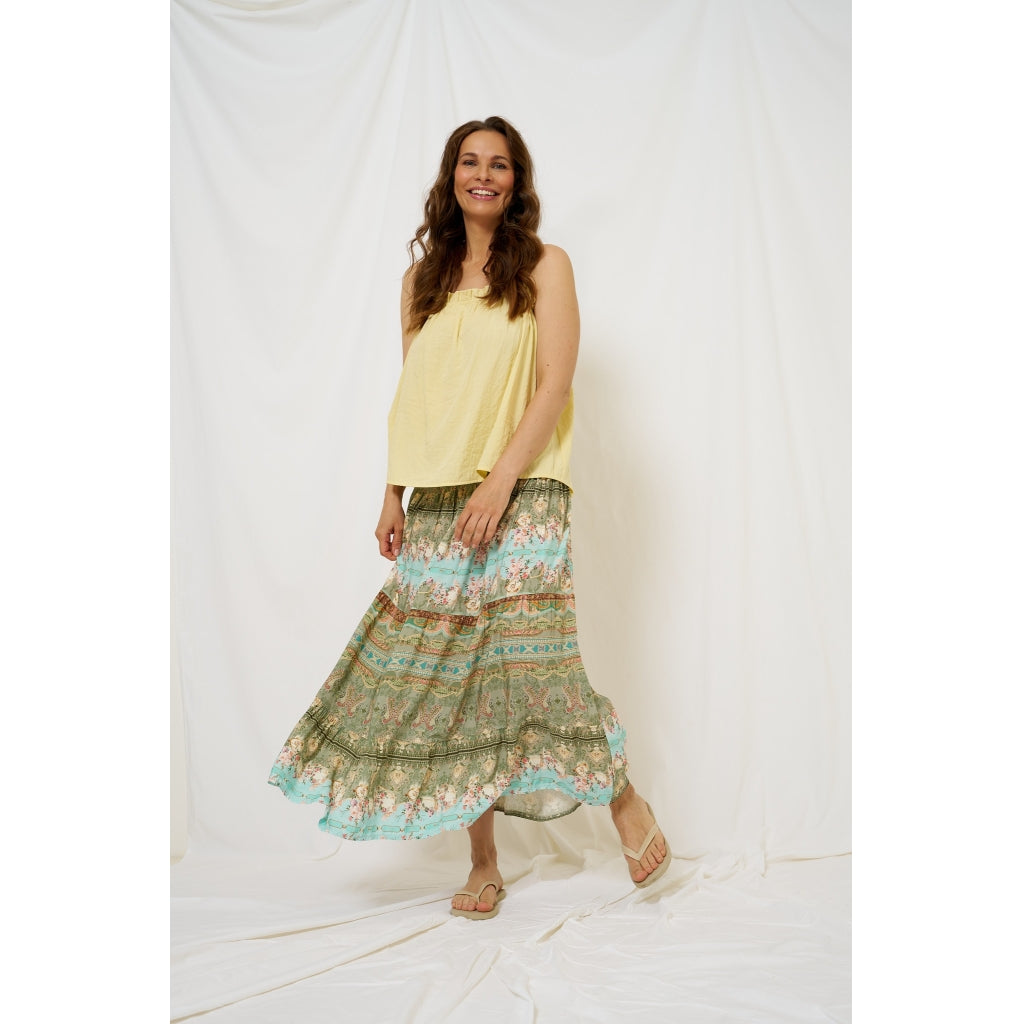 Marta - Princess Nederdel - Kaki - Onesize
