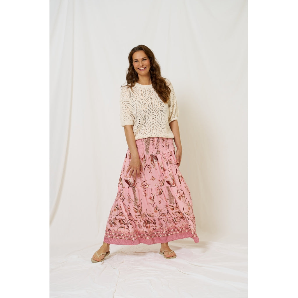Marta - Princess Nederdel - Rosa3142tps -Onesize
