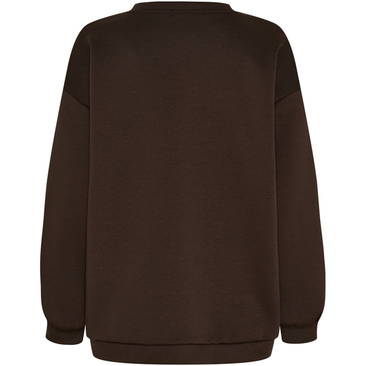 Marta - Hibiscus Sweatshirt - Brown/Yellow