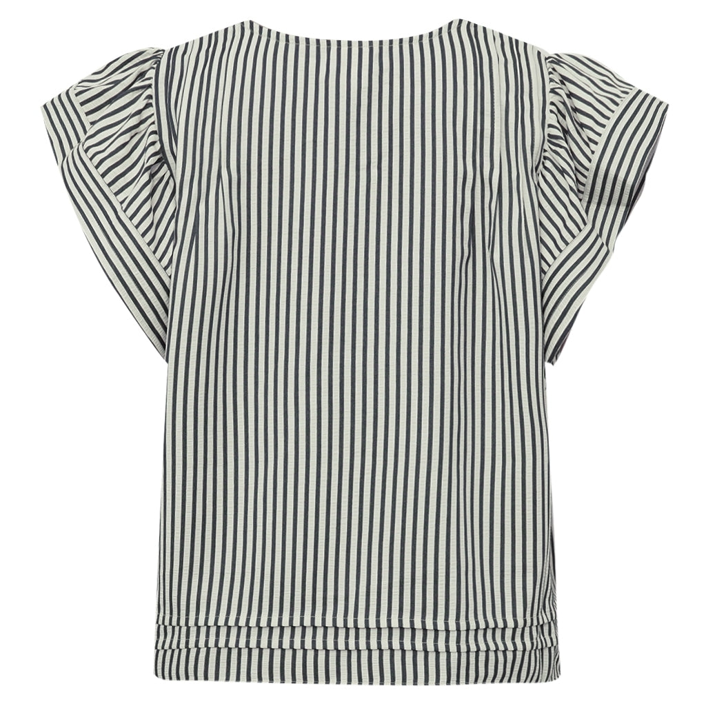 Gossia - Minka Bluse - Creme Navy Stripes