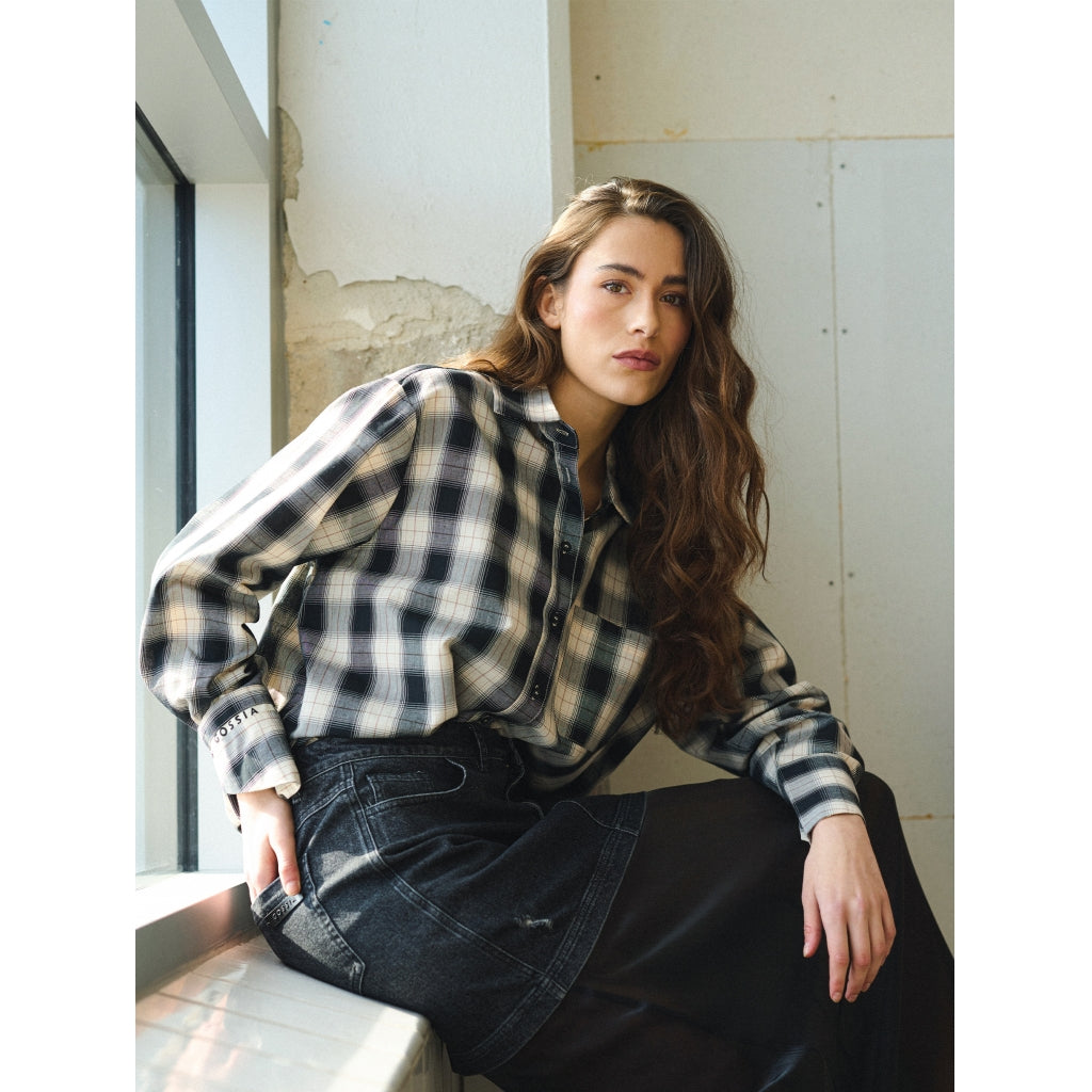 Gossia - Pipi skjorte - Black Checks