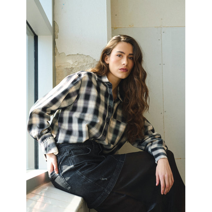 Gossia - Pipi skjorte - Black Checks