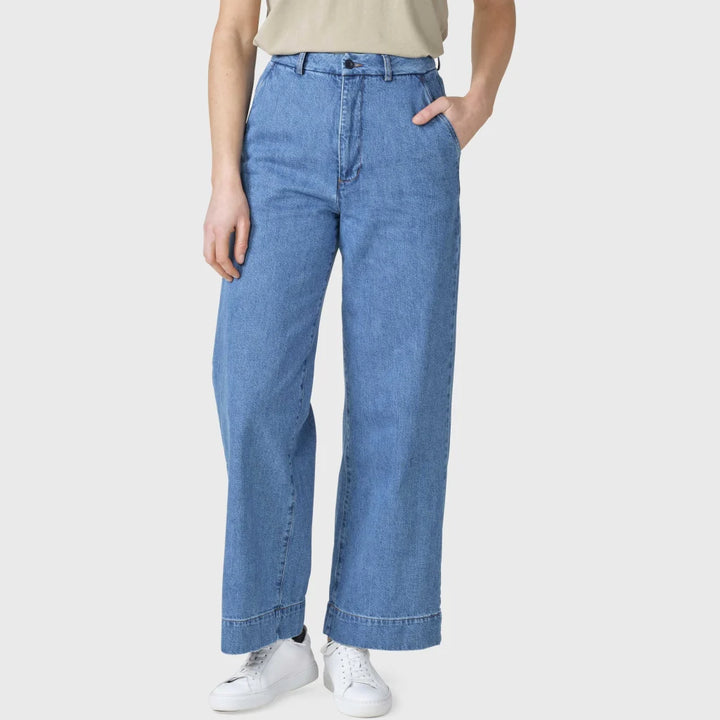 Klitmøller - Lydia Denim Bukser - Dark Blue Stonewash