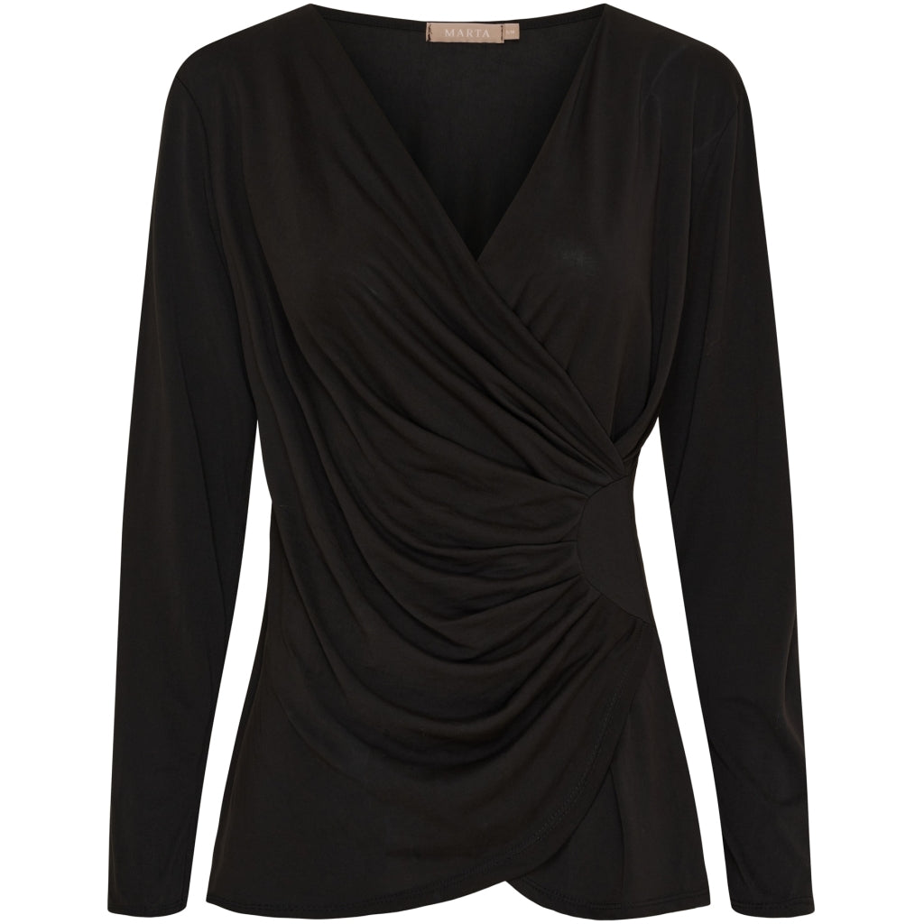 Marta - Primrose Blouse - Black