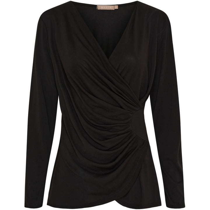 Marta - Primrose Blouse - Black