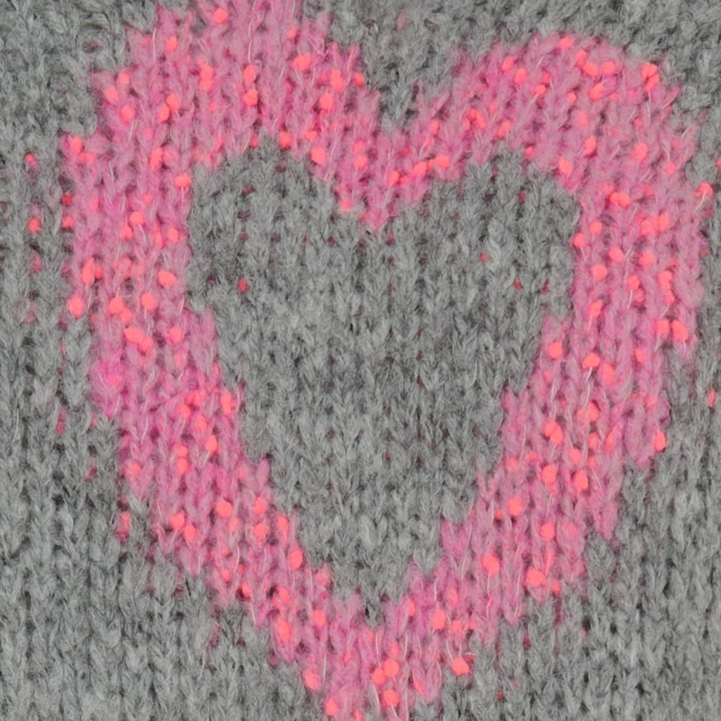 Marta - MdcCosette Strik - Grigio/Fuxia - Onesize