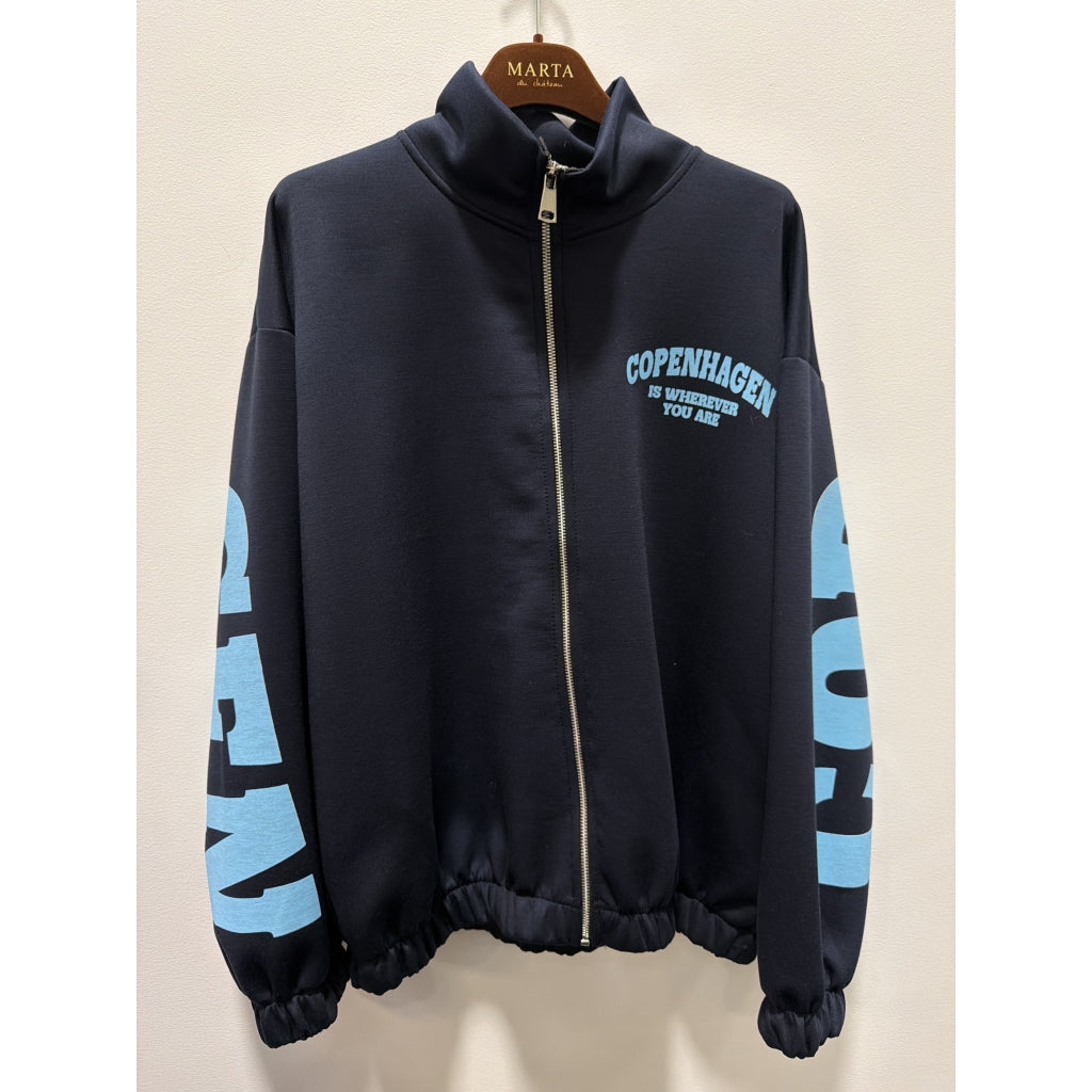 Marta - Nete Cardigan - Color: Navy/Sky