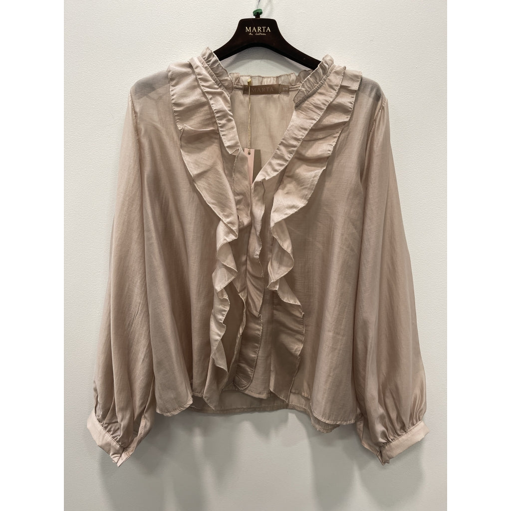 Marta - Naira Skjorte - Beige