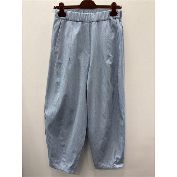 Marta - Fausta Bukser - Light Blue Stripe