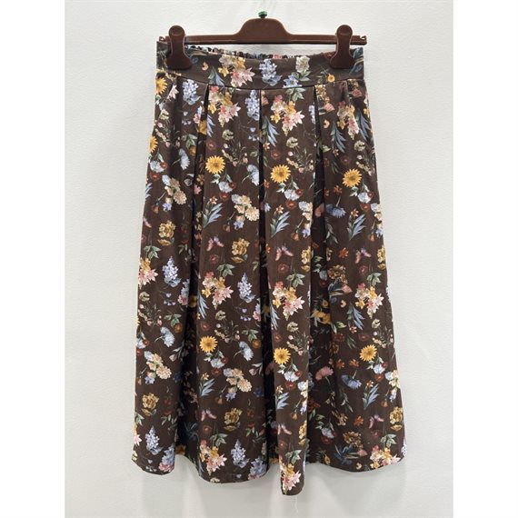 Marta - Ciela Nederdel - Brown Print