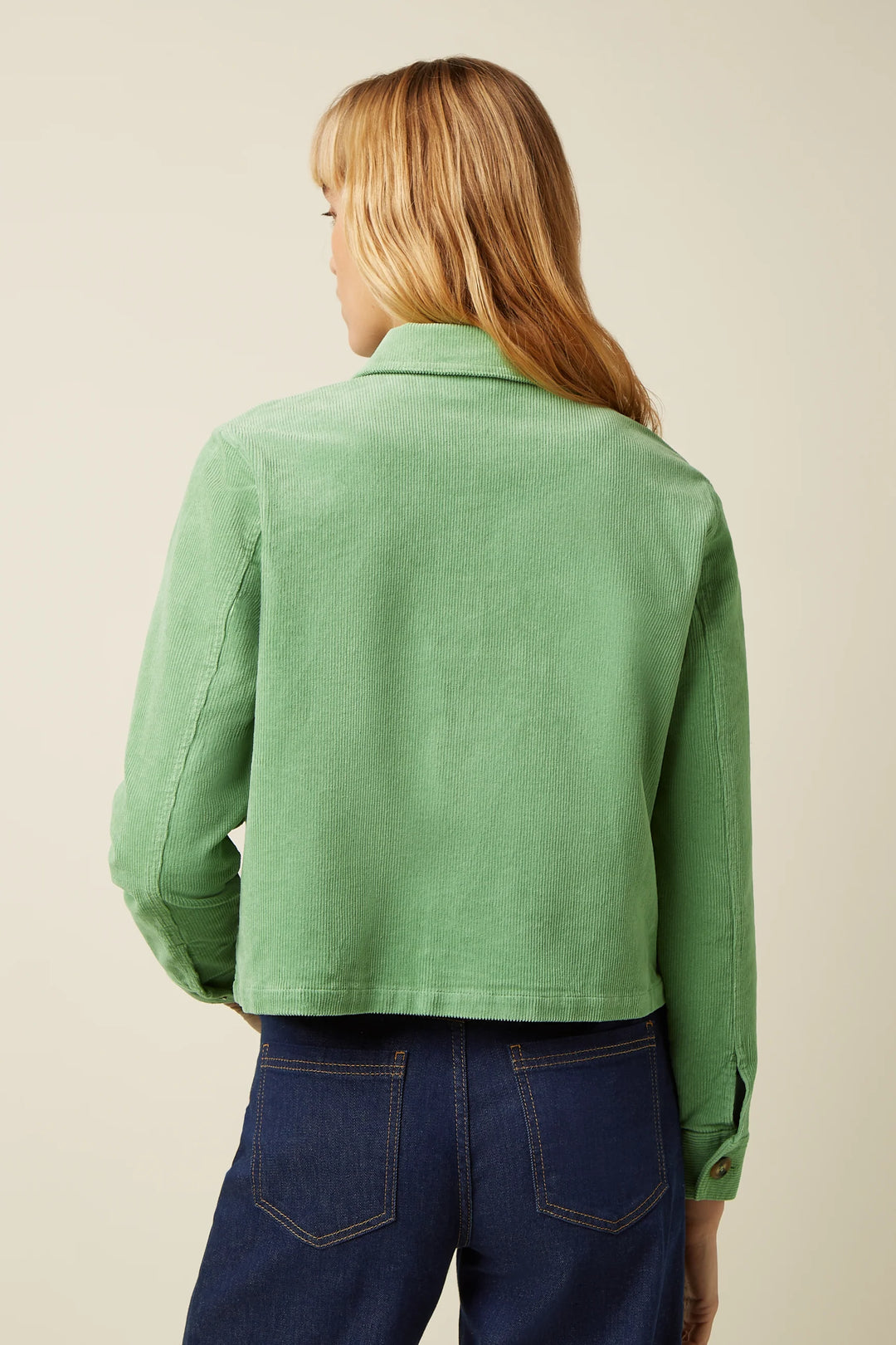 King Louie - Pearl Jakke Corduroy - Sprucestone Mint