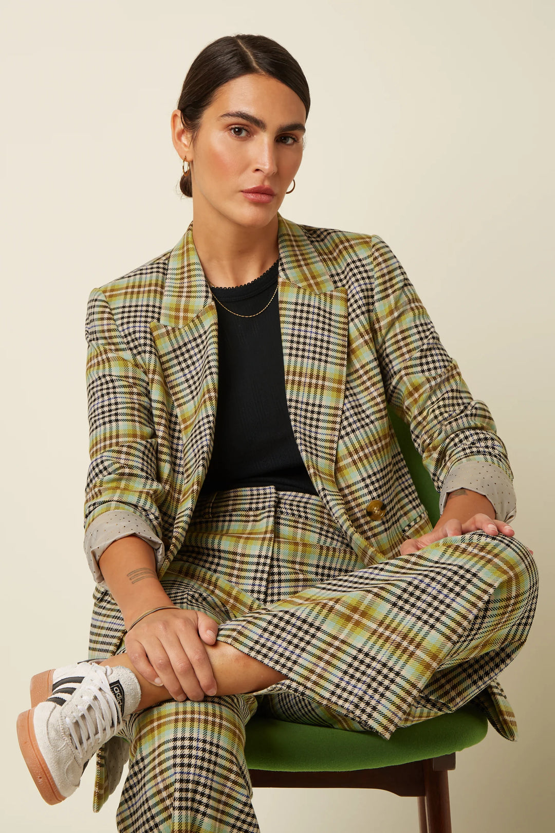 King Louie - Tina Blazer Kooks Check - Black