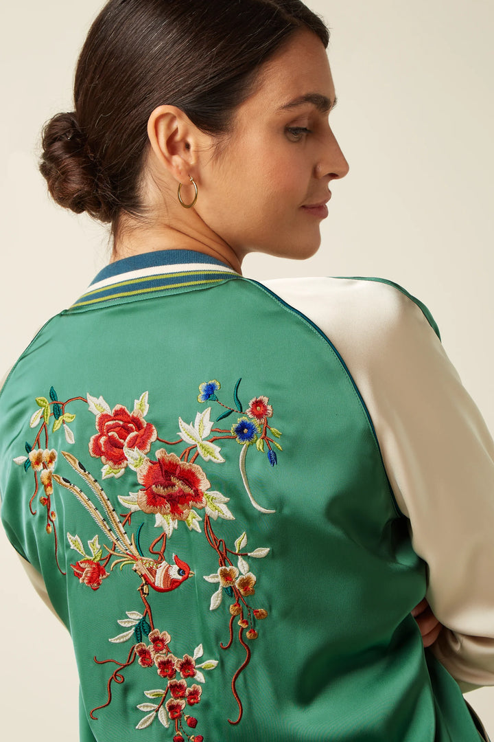 King Louie - Bomber Jacket Lazou - Fir Green