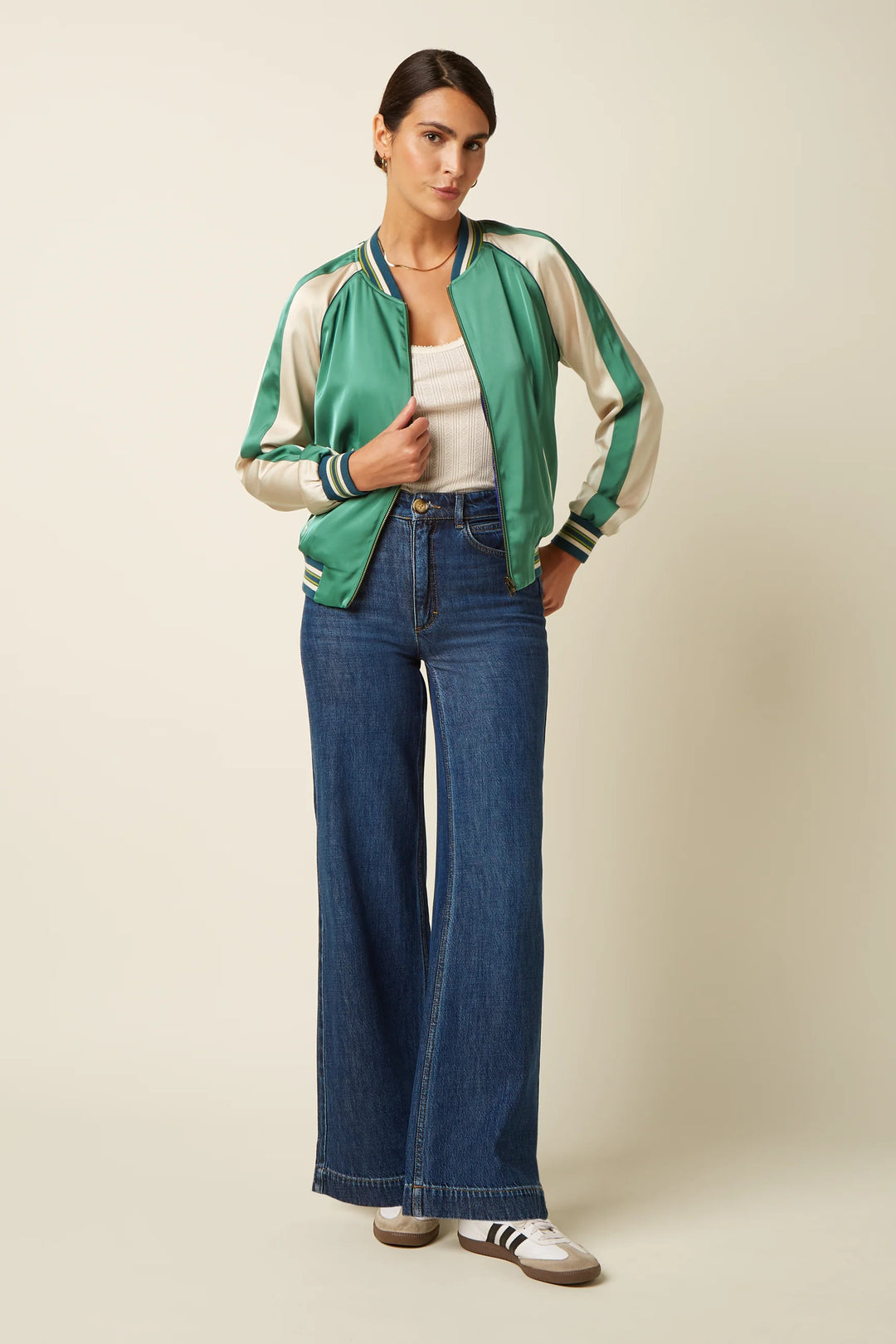 King Louie - Bomber Jacket Lazou - Fir Green