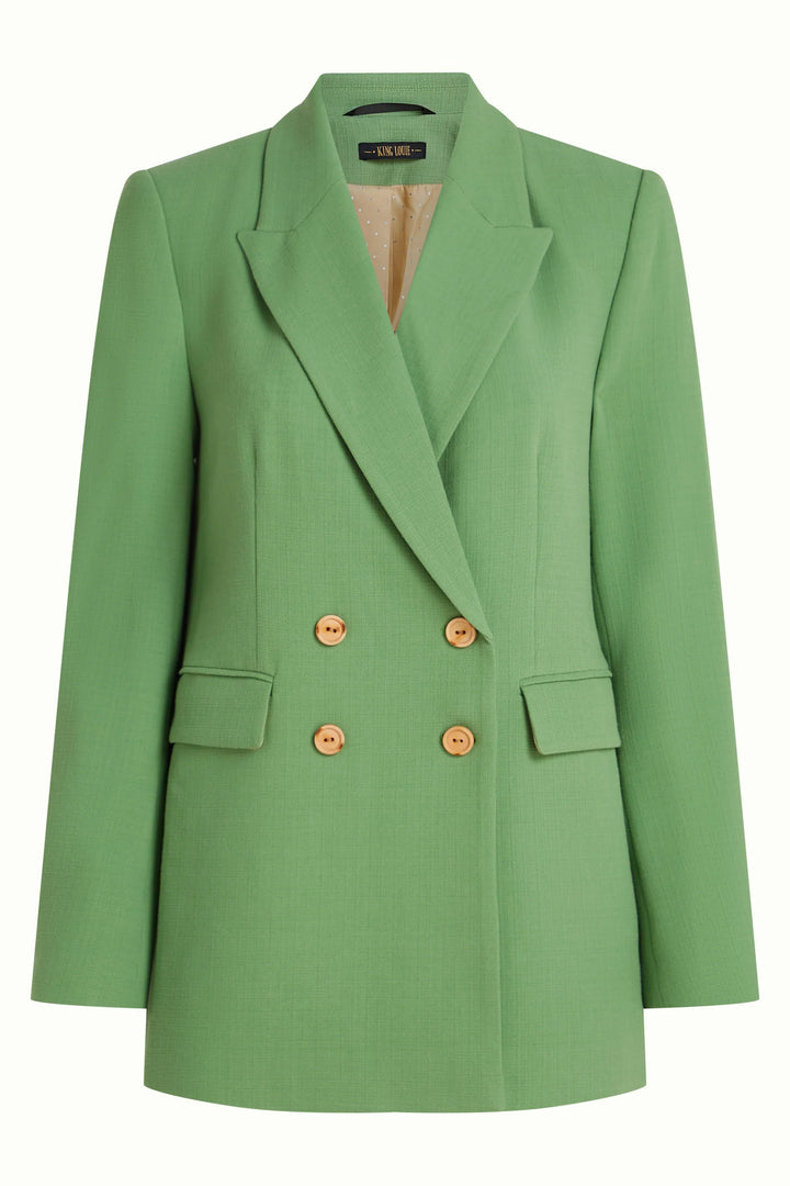 King Louie - Tina Blazer Long Folly - Jade Green
