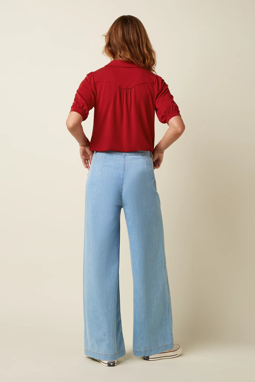 King Louie - Carina Blouse Tulum - Chilli Red