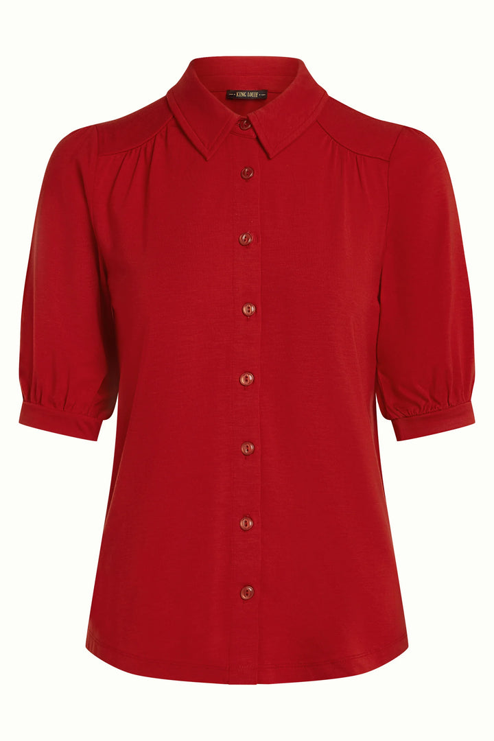 King Louie - Carina Blouse Tulum - Chilli Red