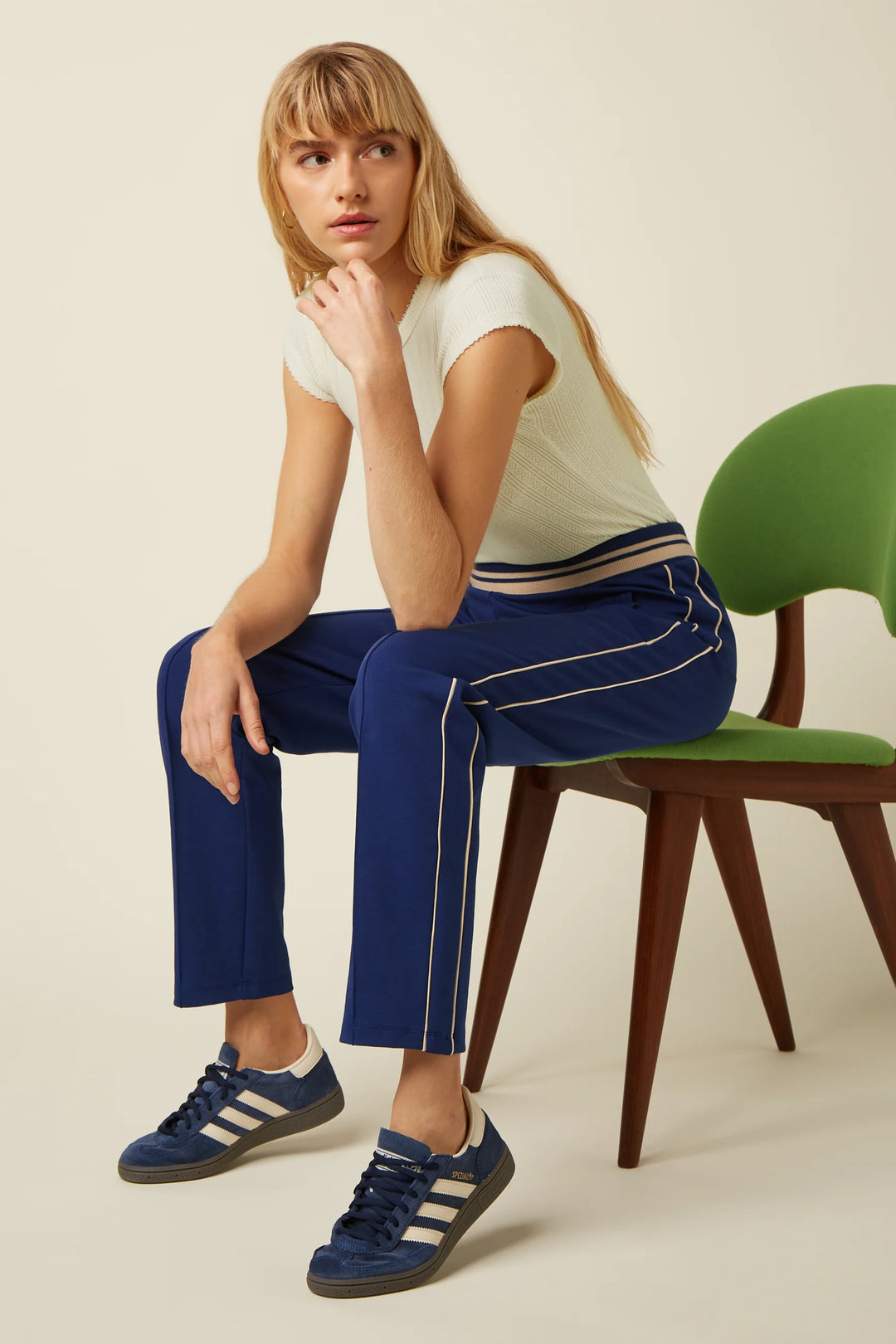 King Louie - Joni Sweatapants Daytona Sweat - Beacon Blue