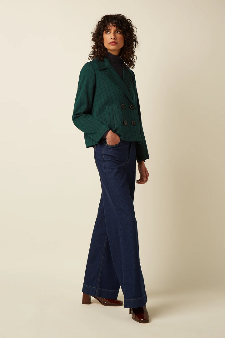King Louie - Patti Jakke Dale Chevron - Pine Green