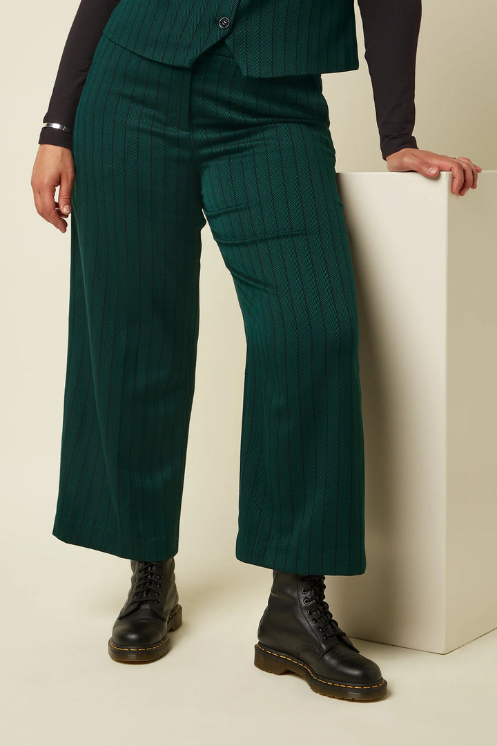 King Louie - Frederica Bukser Dale Chevron - Pine Green