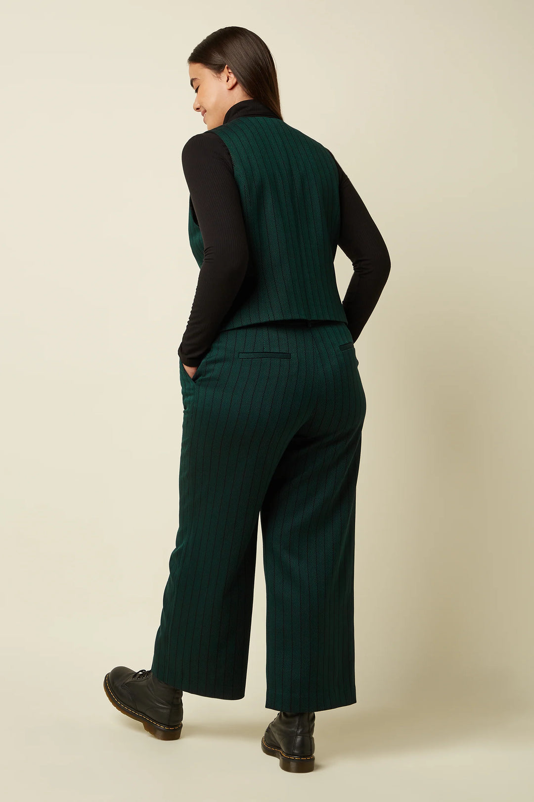 King Louie - Frederica Bukser Dale Chevron - Pine Green