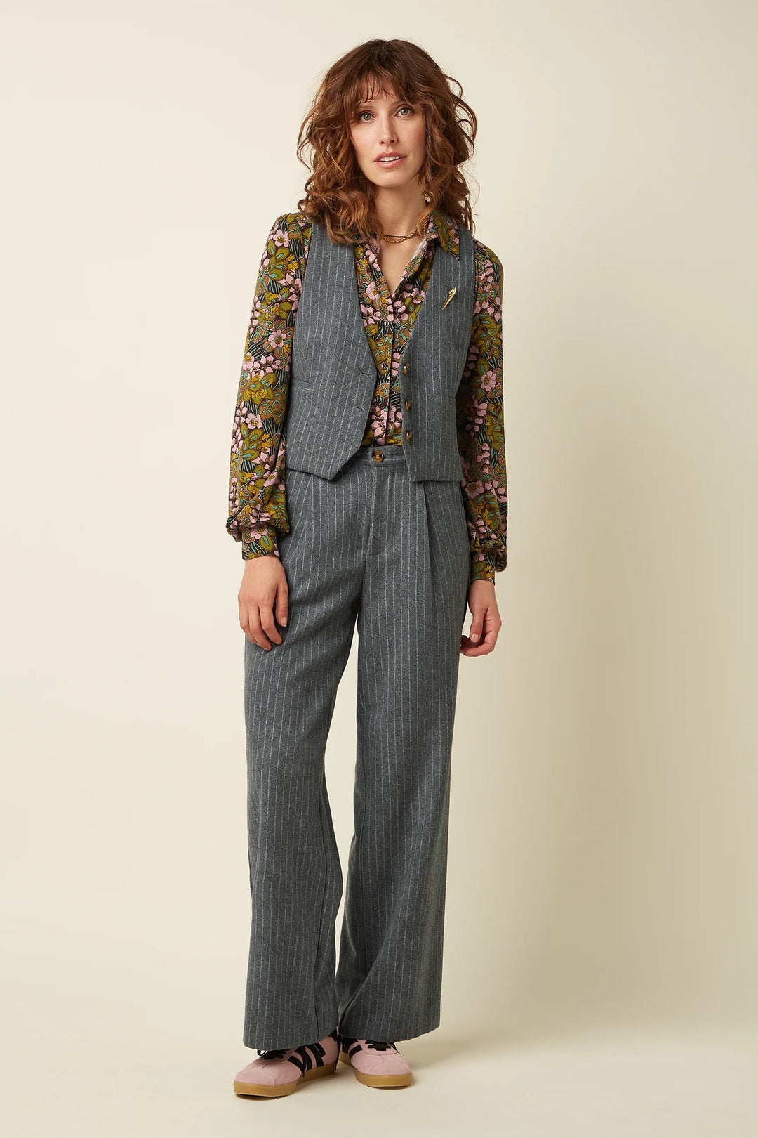 King Louie - Lynn Bukser Brando stripe - Grey Melange