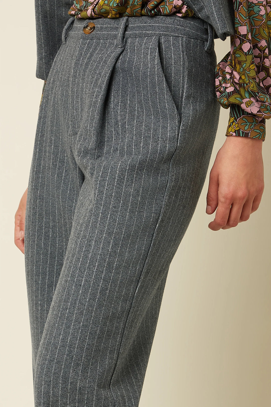 King Louie - Lynn Bukser Brando stripe - Grey Melange